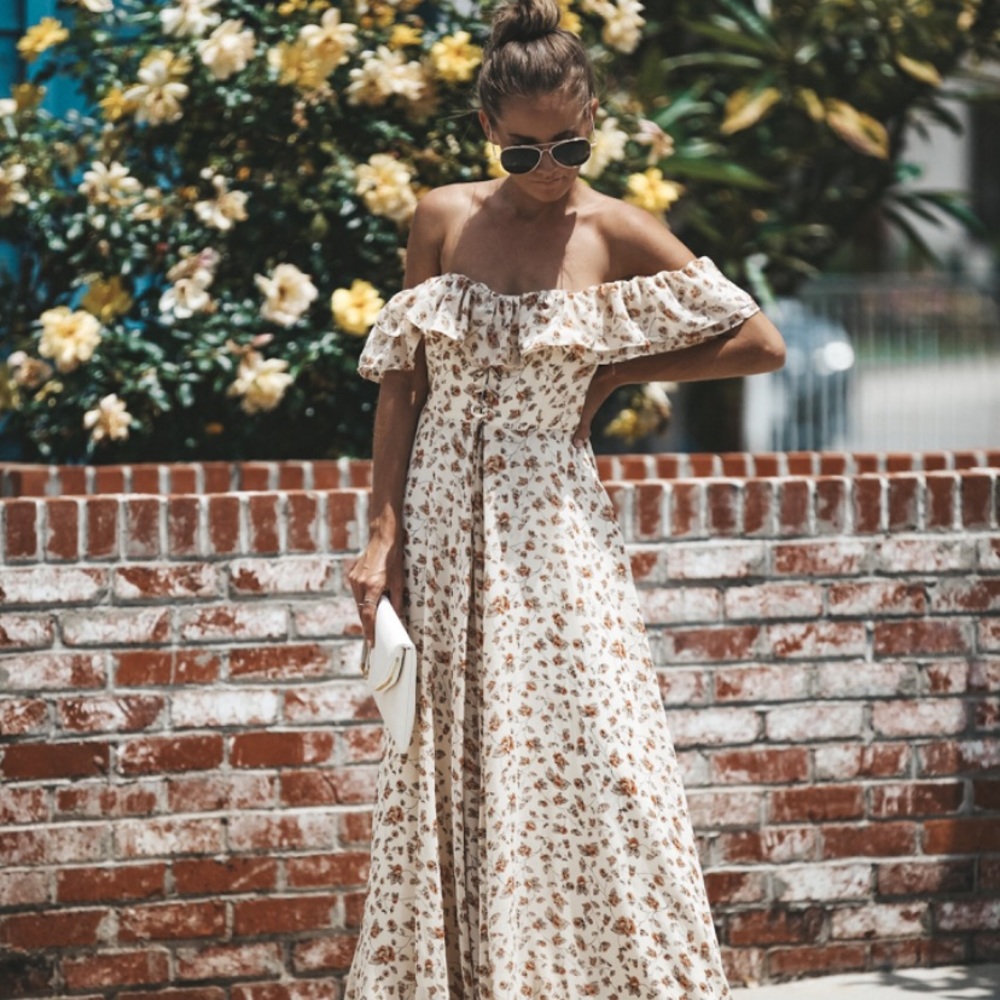 New Vici Floral Antique Dress
